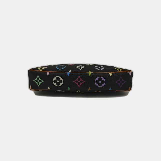 Louis Vuitton x Takashi Murakami Pochette Accessoire Black Multicolor