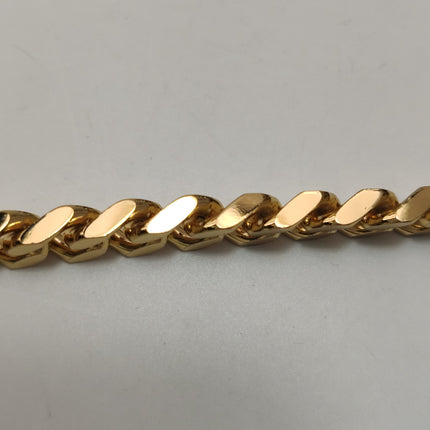 Fendi Nano Baguette Charm Gold Shiny Leather with Black Paints