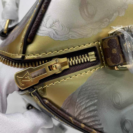 Louis Vuitton Speedy 25 Bandouliere Fornasetti Museum Gold