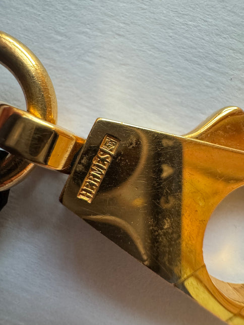 Hermès Kelly 32 Sellier Black Box Leather Gold Hardware with Strap