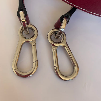 Loewe Puzzle bag small raspberry pink leather