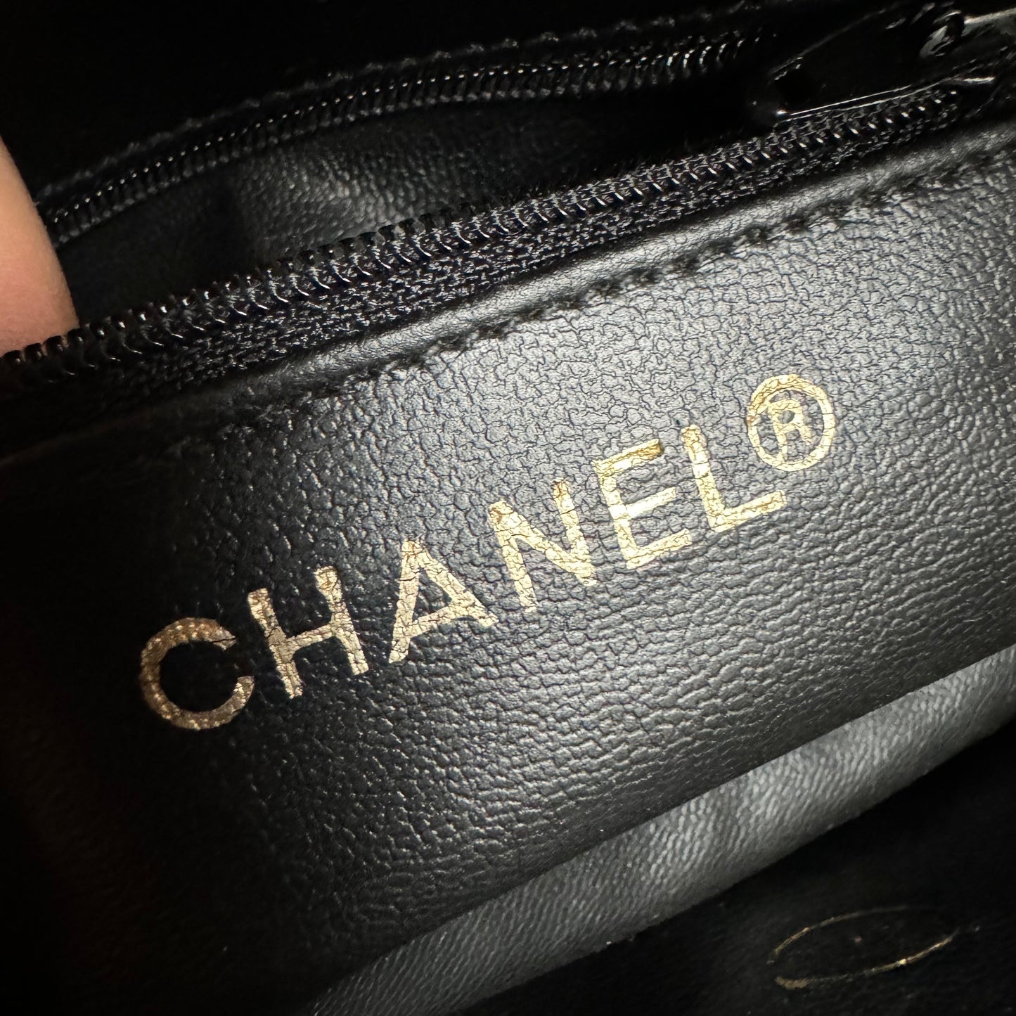 Chanel Mademoiselle Camera Bag Black Double Gold Chain, 1986-1988