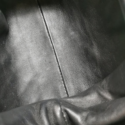 Bottega Veneta Pouch Mini Intrecciato Black Lambskin Leather Crossbody Bag