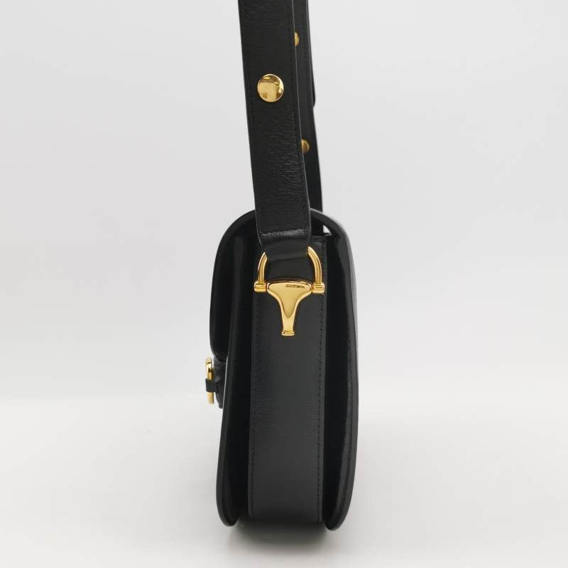 Gucci 1955 Horsebit Bag Small Black Leather