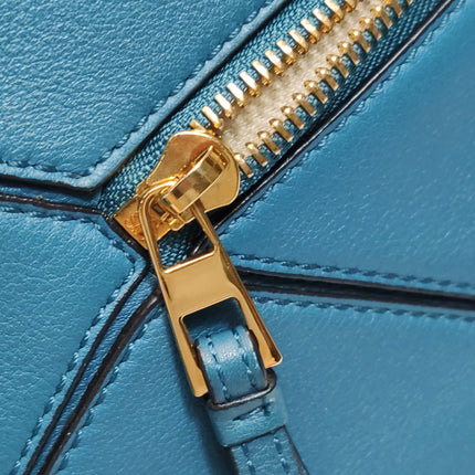 Loewe x Spirited Away Studio Ghibli Collection Puzzle Small Blue Crossbody Bag