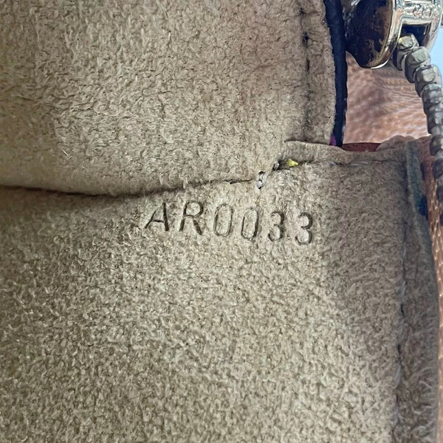 Louis Vuitton x Takashi Murakami Cherry Blossom Pochette Accessoire Brown Monogram