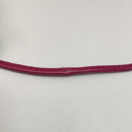 Bottega Veneta Pouch Mini Intrecciato Burgundy Lambskin Leather Crossbody Bag