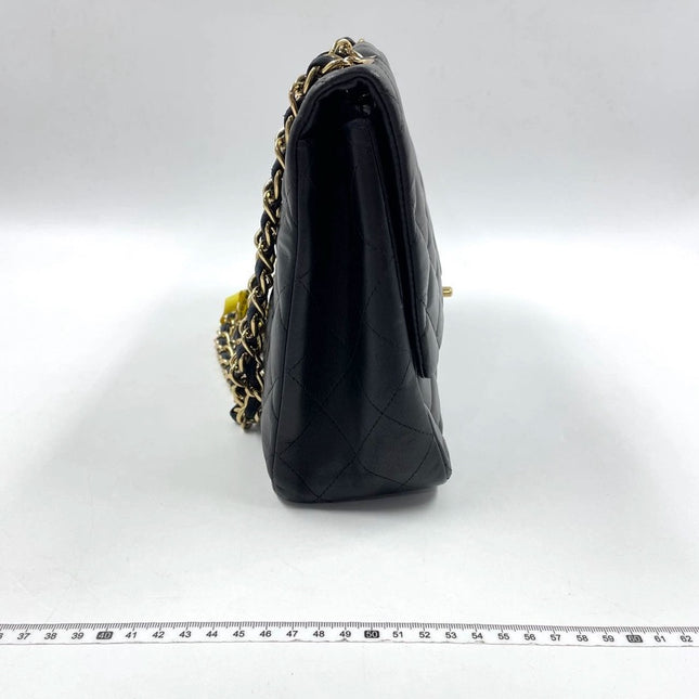 Sold Chanel Timeless/ Classic Flap Jumbo/Large Black with Gold Hardware
