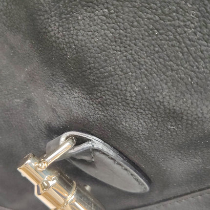 Gucci Jackie 1961 Medium Black Suede Leather Bag