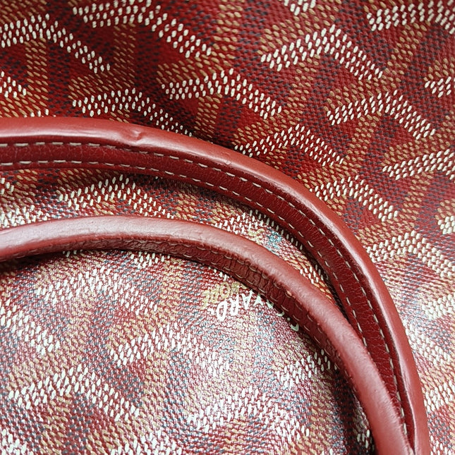 Goyard Saint Louis PM Tote Medium Red With Star