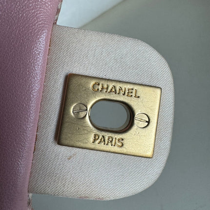 Chanel Camellia Flap Bag Pink Floral Printed Satin Medium, 2005-2006