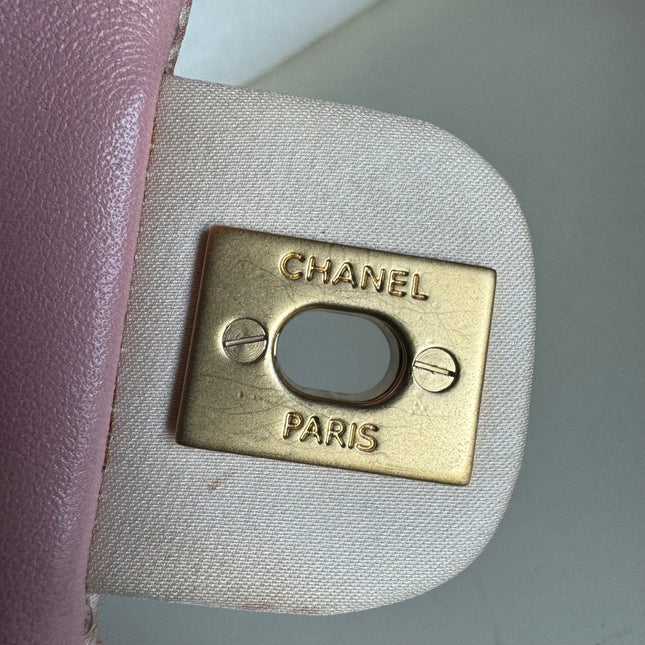 Chanel Camellia Flap Bag Pink Floral Printed Satin Medium, 2005-2006