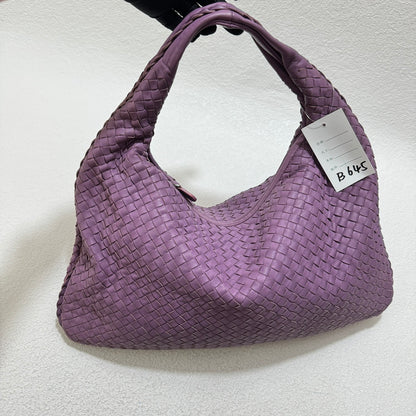 Bottega Veneta Hobo Bag Lambskin leather Lilac Lavender Purple Medium 47cm