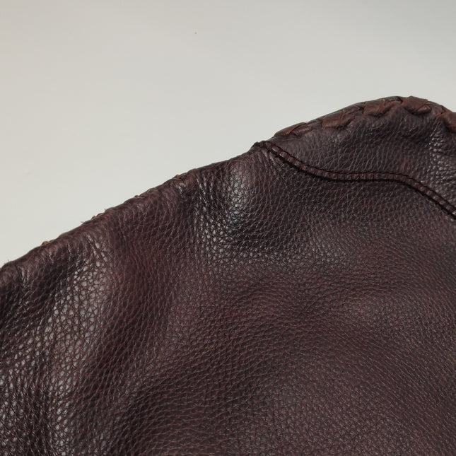 Gucci Jackie Soft Large Brown Leather Shoulder Bag With Strap