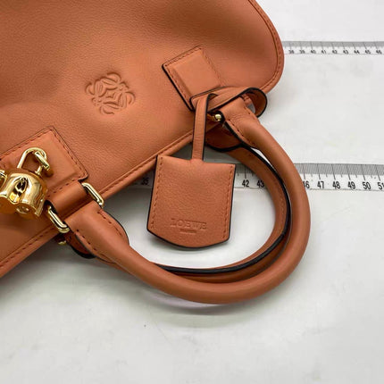 Loewe Amazona 28 in Orange Leather Goat Special Edition