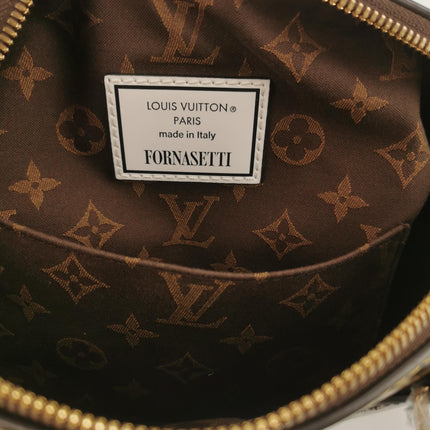 Louis Vuitton Speedy 25 Bandouliere Fornasetti Museum Gold