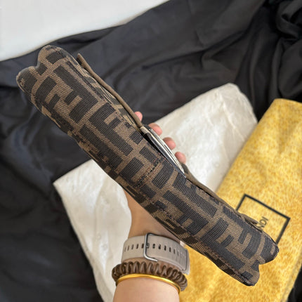 Fendi Baguette Classic Zucca Print Fendi Monogram