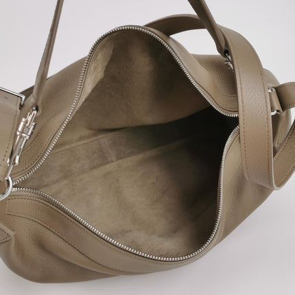 CELINE Romy Large Grey Calfskin Leather Shoulder Bag