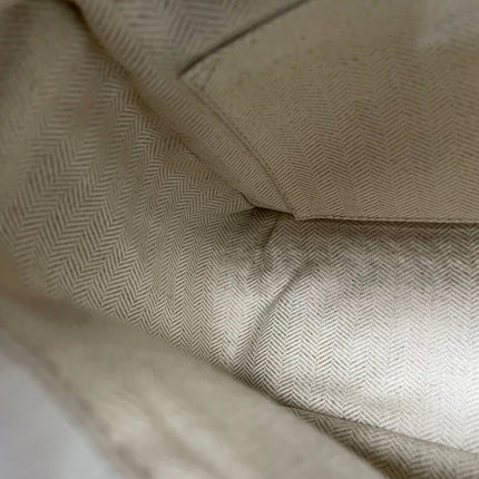 Loewe Puzzle Small Leather Woven Braided White Crossbody Bag