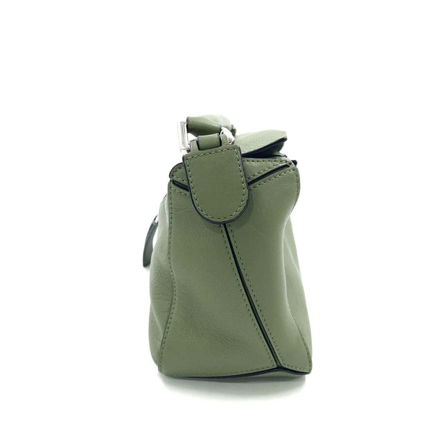 Loewe Puzzle Small Green Calfskin leather Crossbody bag