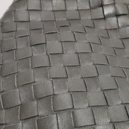 Bottega Veneta Hobo Bag Lambskin leather Dark Grey Large 47cm