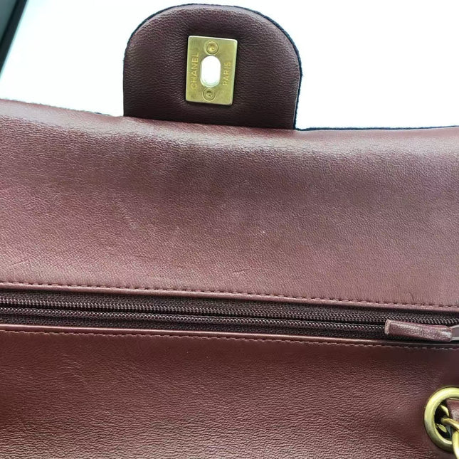 Chanel Medium Classic Double Flap Bag Métiers d'Art Paris-Hamburg 2018 Wool Nautical Charms