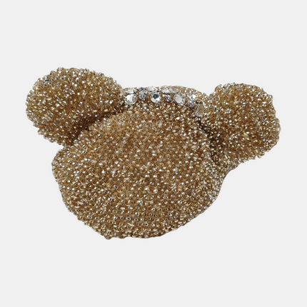 Anteprima Hello Kitty Gold Crystal 3D Wire Handbag