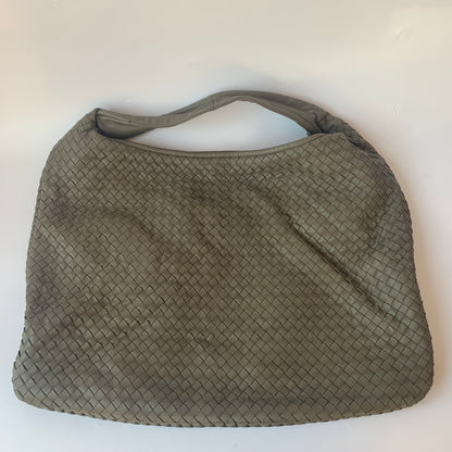 Bottega Veneta Hobo Bag Large Grey Lambskin leather 53cm