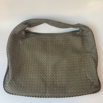 Bottega Veneta Hobo Bag Large Grey Lambskin leather 53cm