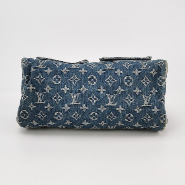 Louis Vuitton Blue Denim Neo Speedy Boston Bag