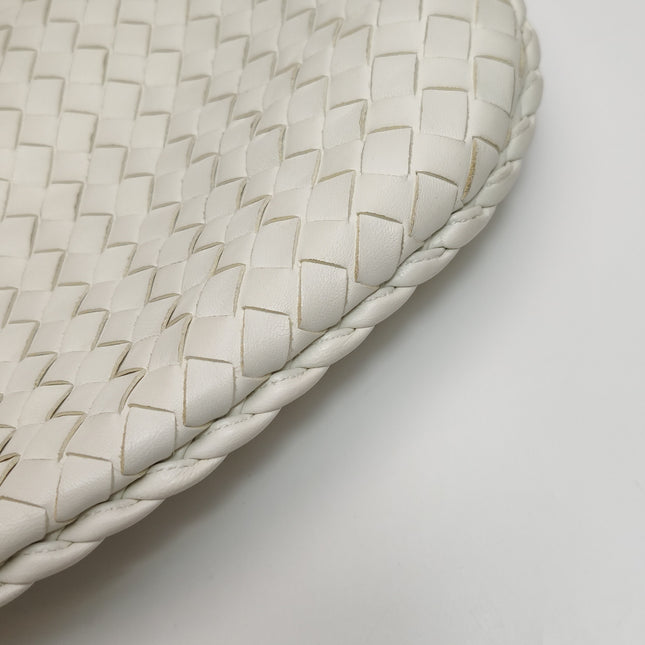 Bottega Veneta Hobo Bag Lambskin leather Milk White 48cm