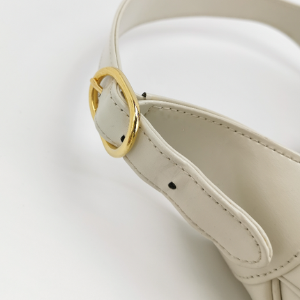 Sold Gucci Jackie 1961 Small Leather Bag with Adjustable Strap Size White