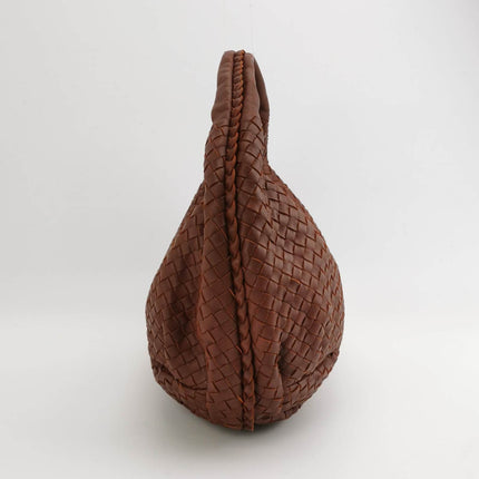 Bottega Veneta Belly Hobo Intrecciato Brick Red Medium 40cm