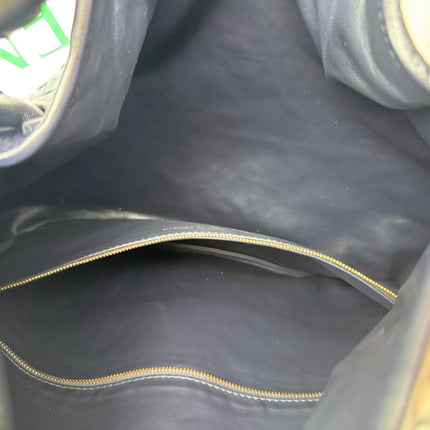 Bottega Veneta Hop Large Leather Navy Hobo Bag 55cm