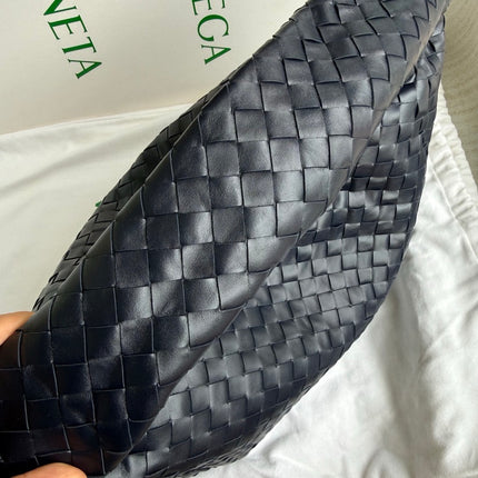 Bottega Veneta Hop Large Leather Navy Hobo Bag 55cm