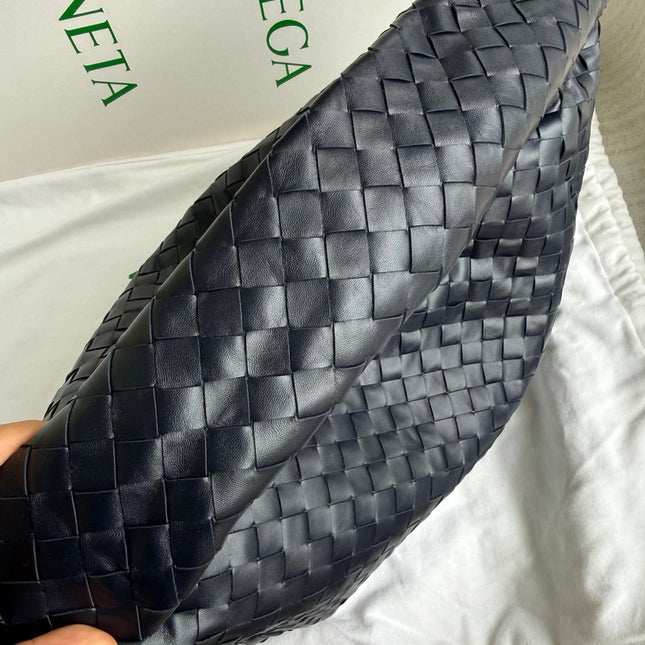 Bottega Veneta Hop Large Leather Navy Hobo Bag 55cm