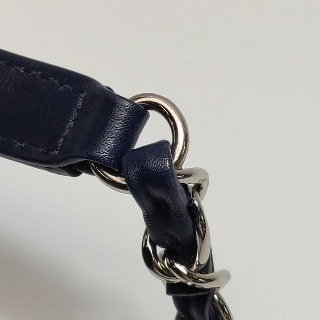 Chanel Coco Shine Small Tote Black Quilted Patent Leather Silver Hardware 2014-15