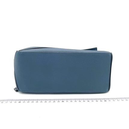 Loewe Puzzle Small Navy Grained Calfskin Leather Bag