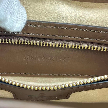 Gucci Jackie 1961 Small Brown Smooth Leather Bag