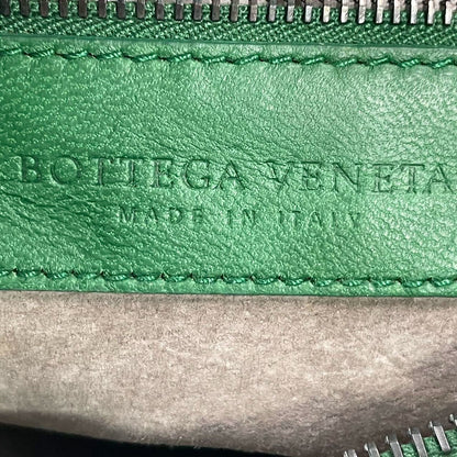 Bottega Veneta Veneta Hobo Dark Green Lambskin Leather 40cm