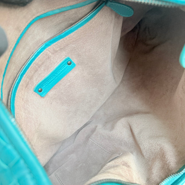 Bottega Veneta Hobo Bag Lambskin leather Green 47cm