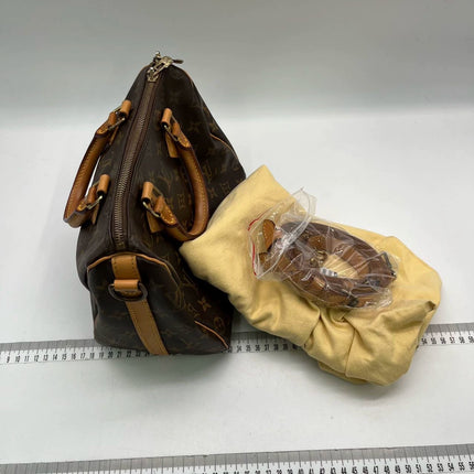 Louis Vuitton Speedy 25 Bandouliere Brown Monogram with Strap