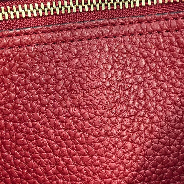 Gucci Jackie 1961 Medium Red Graind Leather Gold Hardware