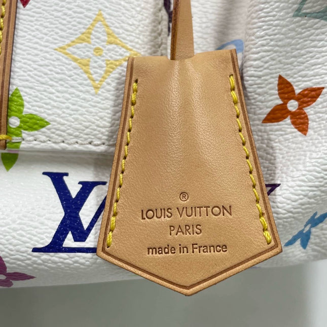 Louis Vuitton x Takashi Murakami Speedy 30 Lock White Multicolor