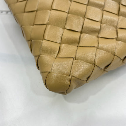 Bottega Veneta Hop Hobo Medium Leather Beige 46cm