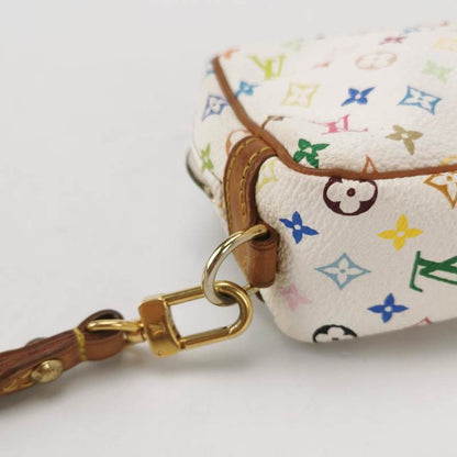 Louis Vuitton x Takashi Murakami Coin Purse White Multicolor