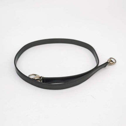 Lady Dior Medium Black Patent Leather Handbag with Silver Hardware