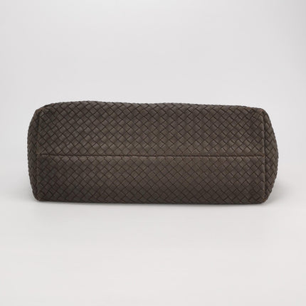Bottega Veneta Cabat Tote Intreccio Leather Milk Chocolate Brown 40cm