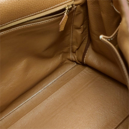 Hermes Kelly 40 Retourne Gold Togo Leather Gold Hardware 1993