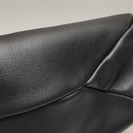 Prada Aimée Black Large Calfskin Leather Shoulder Bag